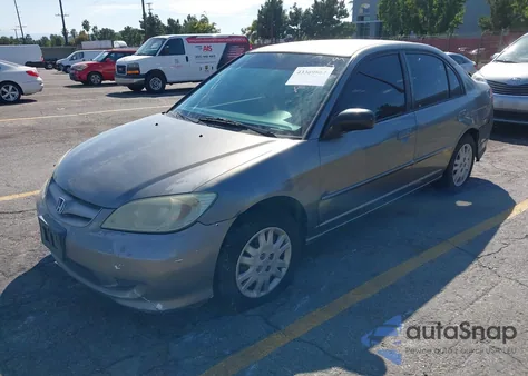 2004 Honda Civic Lx из США, поврежденный, VIN 2HGES16574H509577
